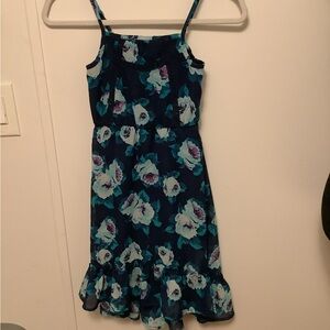 Place Blue and Purple Floral Kids Dress